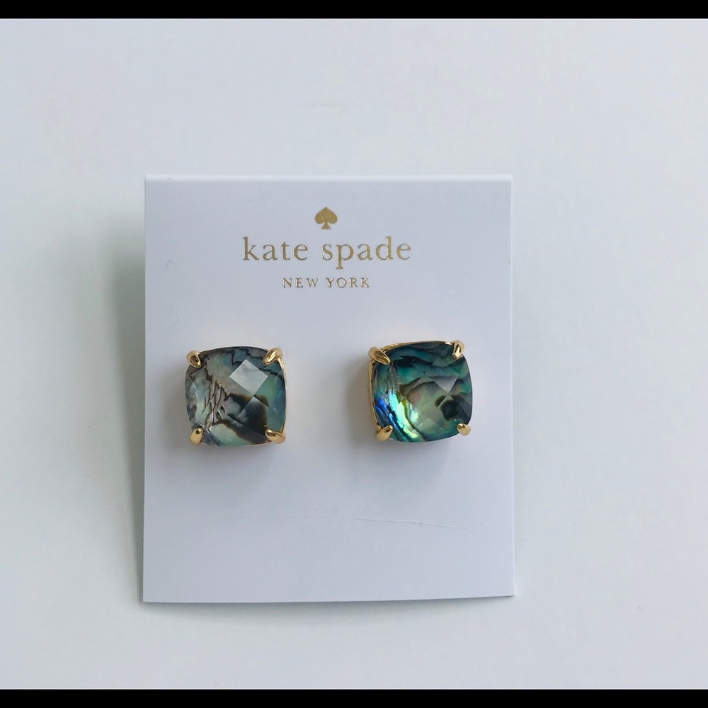 Kate spade square stud earrings NEW